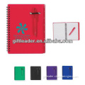 Spiral Notebook with Ruler and Pen